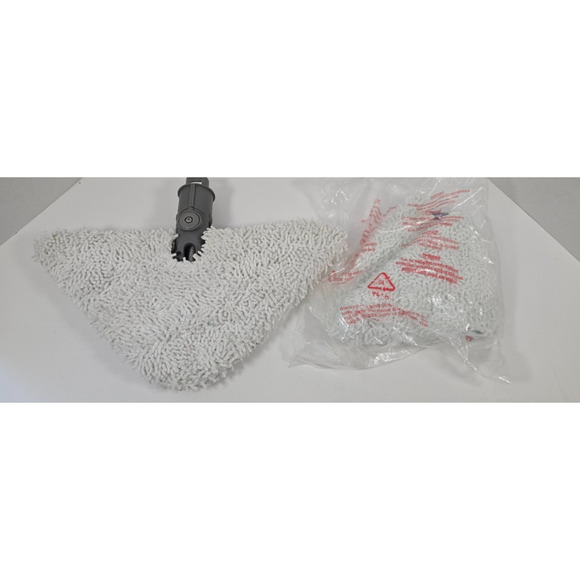 Shark Steam Pocket Mop Triangle Head Corner Attachment Replacement Part 2 Pads - Picture 2 of 3